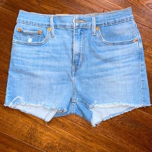 Levis worn shorts!
